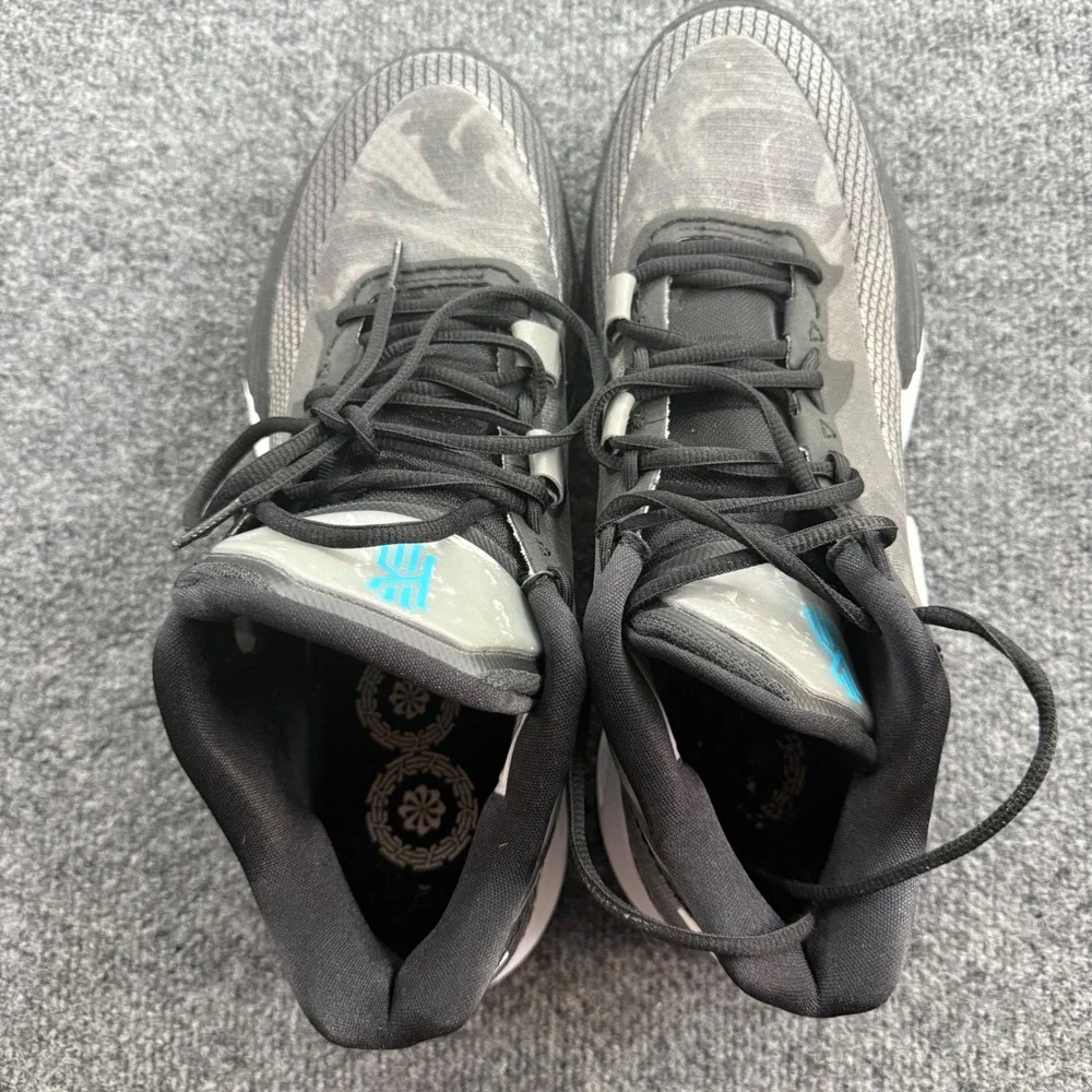Nike‎ Kyrie 8 Orca Black Mercury Grey Basketball Shoes Size 14